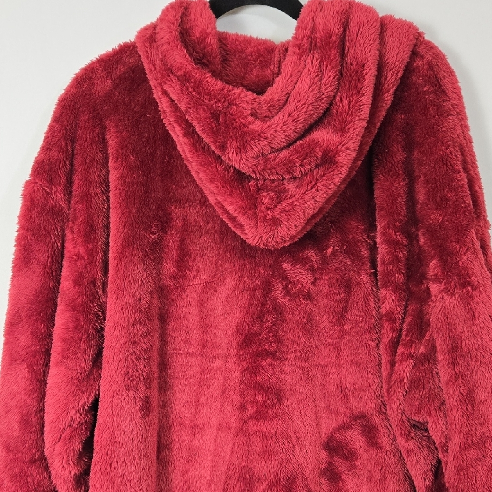 Nleyook Vibrant Red Fleece Jacket, NWT, XL - Picture 6 of 11